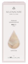 Menstrual undies HIPSTER Nude Size M, Selenacare