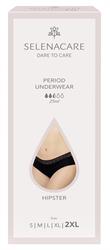 Menstrual undies HIPSTER Black Size 2XL, Selenacare