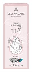 TEENS period panties Sporty Grey Size 152, Selenacare