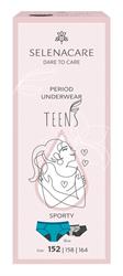 TEENS period panties Sporty Blue Size 152, Selenacare