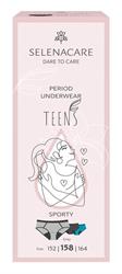 TEENS period panties Sporty Grey Size 158, Selenacare