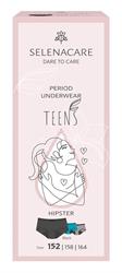 TEENS period panties Hipster Black Size 152, Selenacare