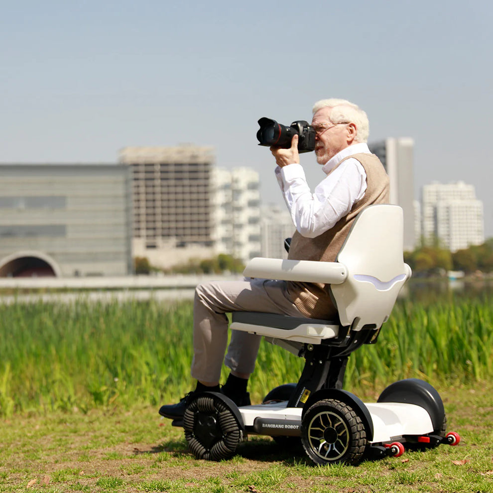 Powerchair pieghevole robooter x40-gamma di 15 miglia