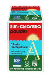 Sun Chlorella A Powder -box of 30 x 6g sachets, Sun Chlorella