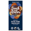 Organic Extra Dark Choc 72% Trinitario Bar 75g, Seed & Bean