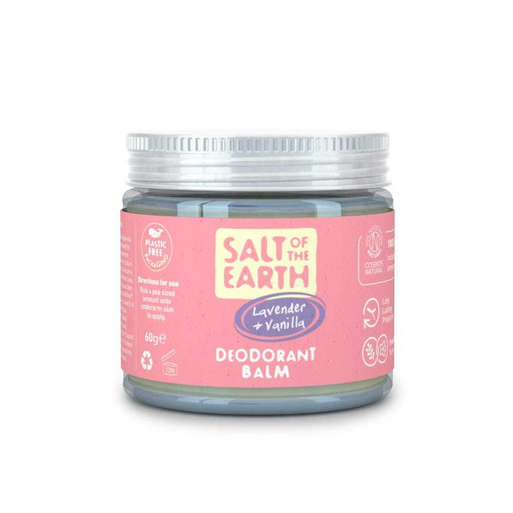 Salt de la tierra Lavender y vainilla Bálsamo de desodorante natural 60g