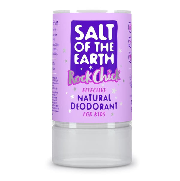 Salt Of the Earth Natural deodorant stick for kids - safe gentle and effective. 90g