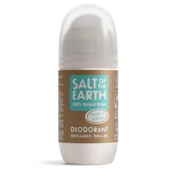 Ginger & Jasmine Refillable Roll-On Deodorant 75ml, Salt Of the Earth