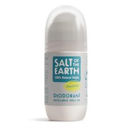 Unscented Refillable Roll-On Deodorant 75ml, Salt Of the Earth