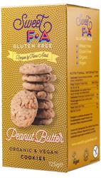 Organic Gluten-Free and Vegan Peanut Butter Cookies 125g, Sweet FA