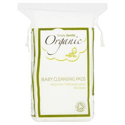 Organic Baby Cleansing Pads 60's, Simply Gentle