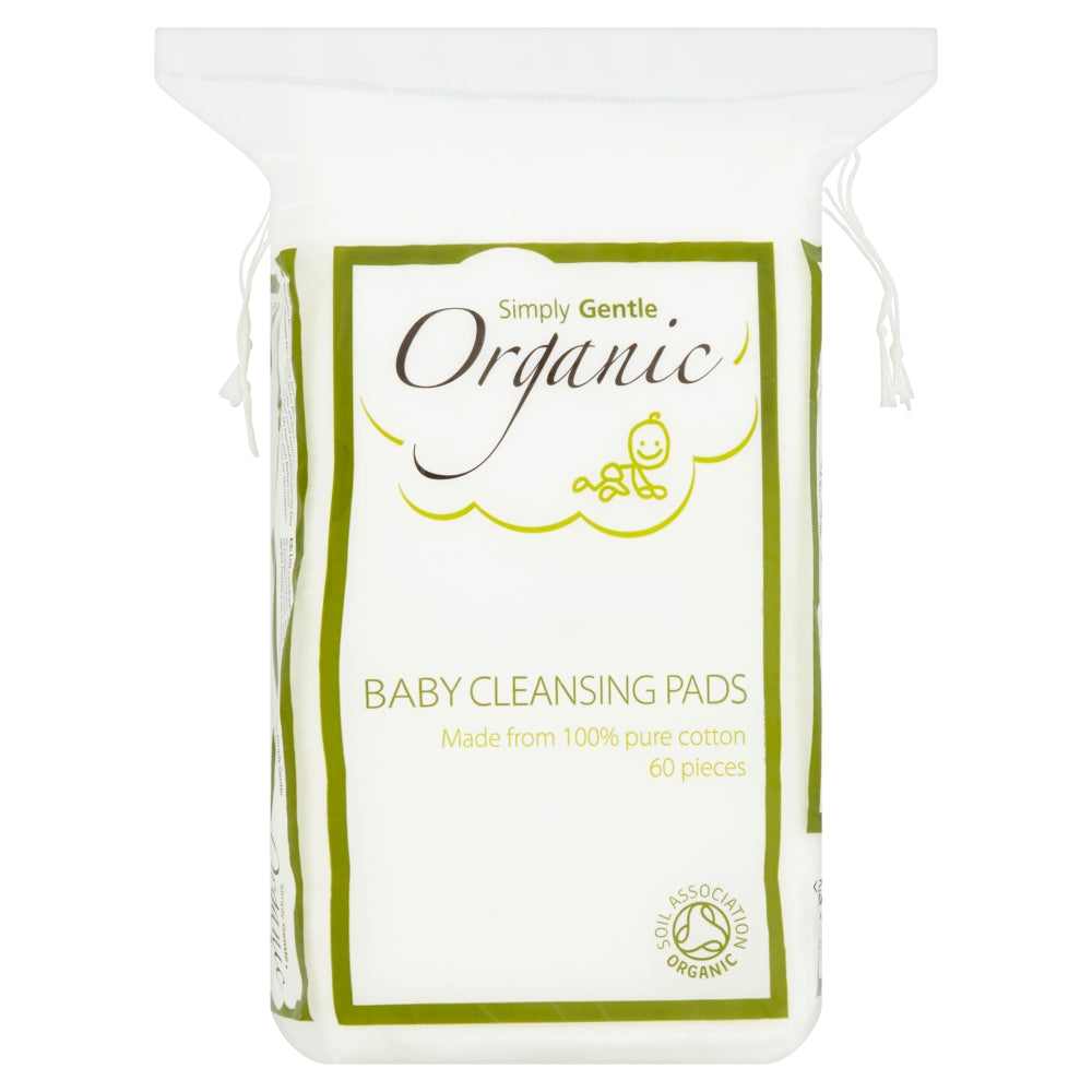 Simply Gentle Organic Baby Cleansing Pads 60's