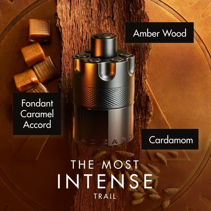 Azzaro The Most Wanted Intense Intense Eau de Parfum Aftershave Spicy Fougere Fragrance Perfume For Men 100ml