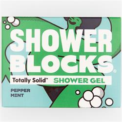 Shower Blocks Totally Shower Gel in Pepper Mint fragrance 100g, Shower Blocks