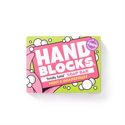 Hand Blocks Soap - Mint & Grapefruit 100g, Shower Blocks