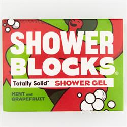 Shower Blocks Solid Shower Gel in Mint Grapefruit 100g, Shower Blocks