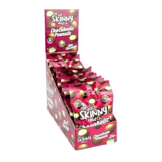 The Skinny Food Co Chocaholic Coated Peanuts 12x40g Choc Peanuts