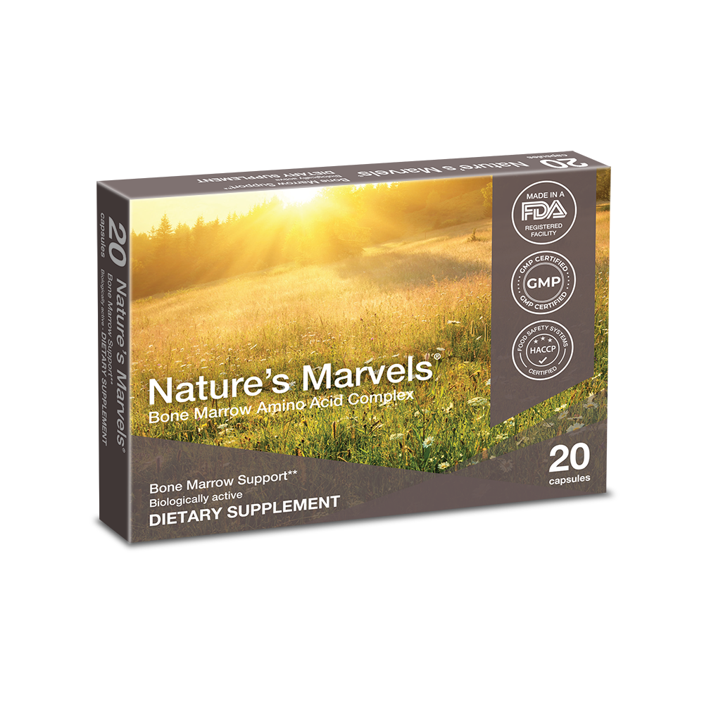 Bone Marrow Bioregulator, 200mg, 20 caps - Nature's Marvels - Welzo