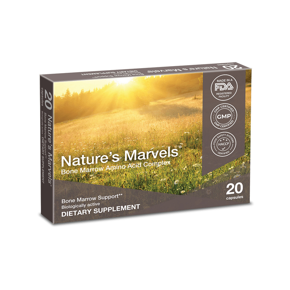 Bone Marrow Bioregulator, 200mg, 20 caps - Nature's Marvels - Welzo