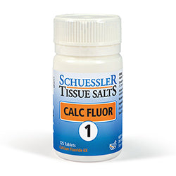 No 1 Calc Fluor Tissue Salts 125 Tabs, Schuessler