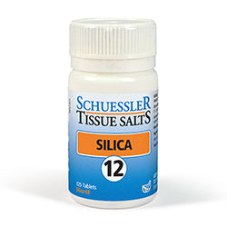 No 12 Silica Tissue Salts 125 Tabs, Schuessler