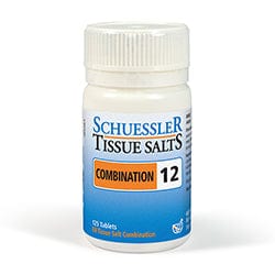 Combination 12 Tissue Salts 125 Tabs, Schuessler