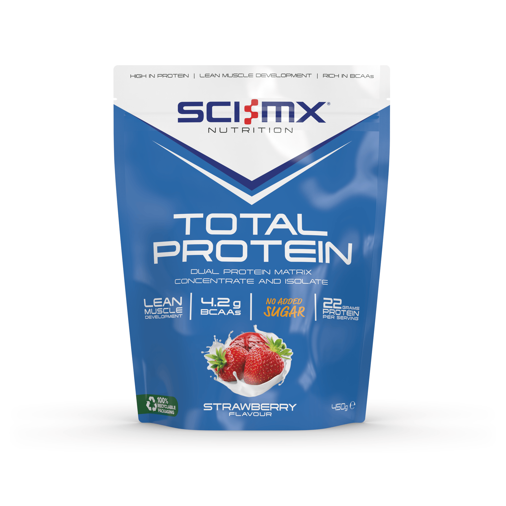 Sci-MX Total Protein 450g Strawberry