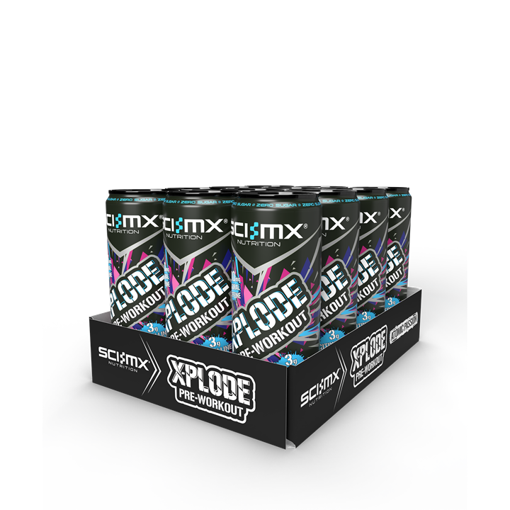 SCI-MX X-PLODE Pre-Workout Energy Drink 12x330ml Original