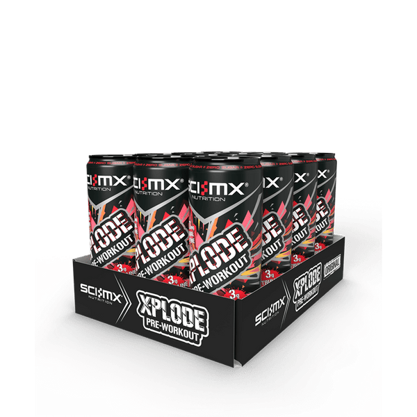 SCI-MX X-PLODE Pre-Workout Energy Drink 12x330ml Atomic Passion