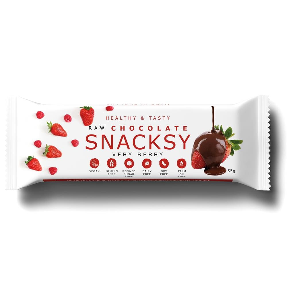 Snacksy Raw Chocolate Very Berry Bar 55g