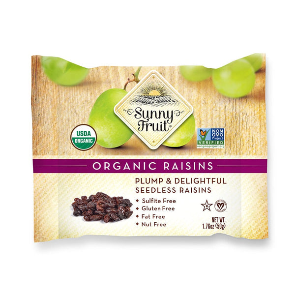 Sunny Fruit Soft Raisins Organic 50g