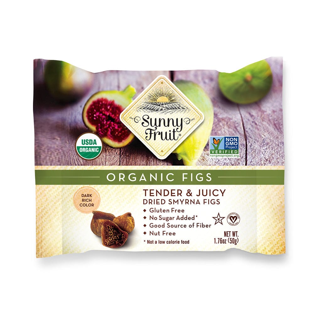 Sunny Fruit Dried Soft Figs Organic 50g