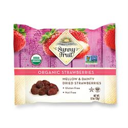 Dried Soft Strawberries Organic 20g, Sunny Fruit