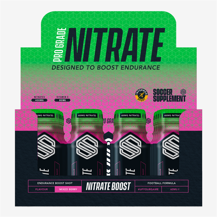 Soccer Supplement Nitrate Shot 12x60ml Mixed Berry