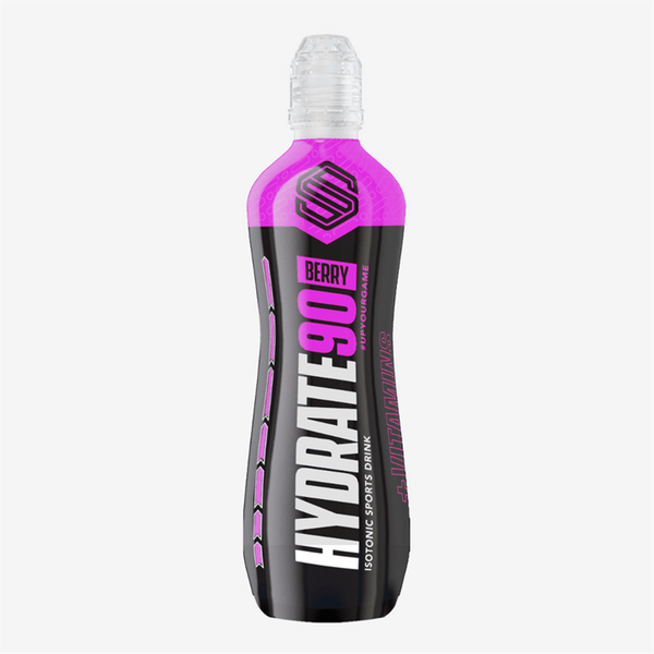 Soccer Supplement Hydrate 90 Isotonic Drink 12x500ml Mixed Berry