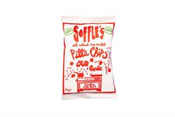 Chilli & Garlic Mild Pitta Chips 60g, Soffles Pitta Chips