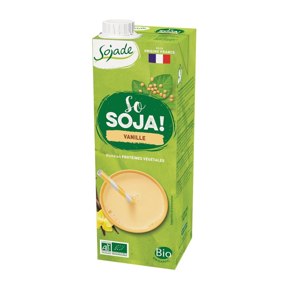 Sojade Organic Vanilla Soya Drink 1ltr