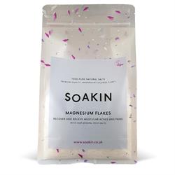 Magnesium Flakes - Bath Salts 800g, Soakin