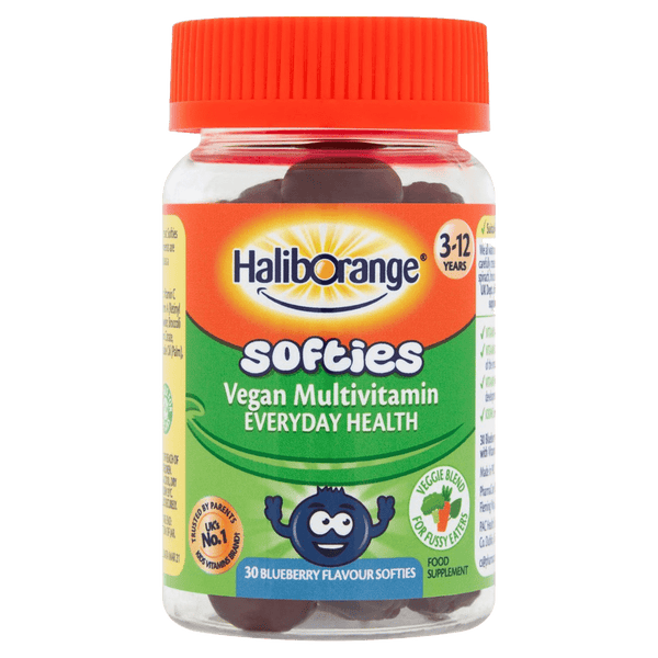 Haliborange Kids Vegan Multivitamin Blueberry Softies Pack of 30 - welzo