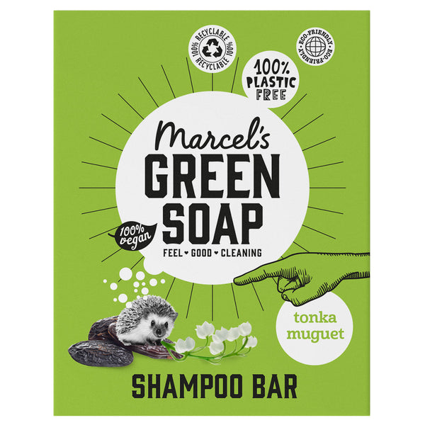 Groene zeep Marcels Shampoo Bar Tonka & Muguet 90G