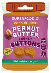 Peanut Butter Buttons - Coco Crunch 20g, Superfoodio