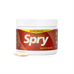 Spry Natural Cinnamon Xylitol Gum - 100 piece tub, Spry