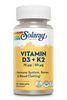 Vitamin D3 & K2 120 Vcaps, Solaray