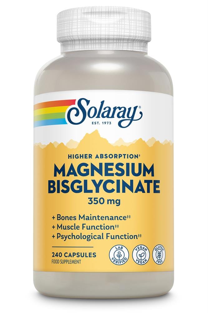 Solaray Magnésium bisglyciné 350 mg