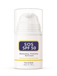 SOS SPF 50 Sun Cream 50ml, SOS Serum Skincare