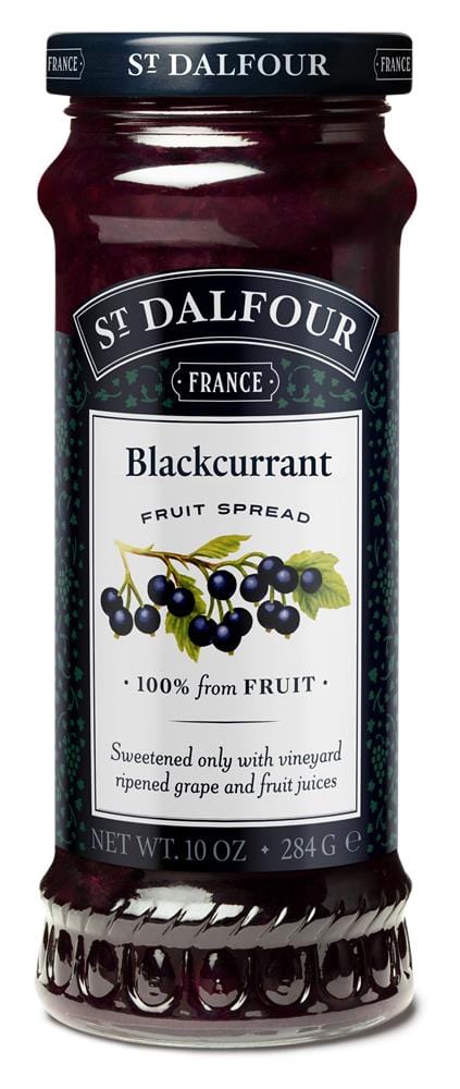 St Dalfour Blackcurrant Fruit spredt 284G