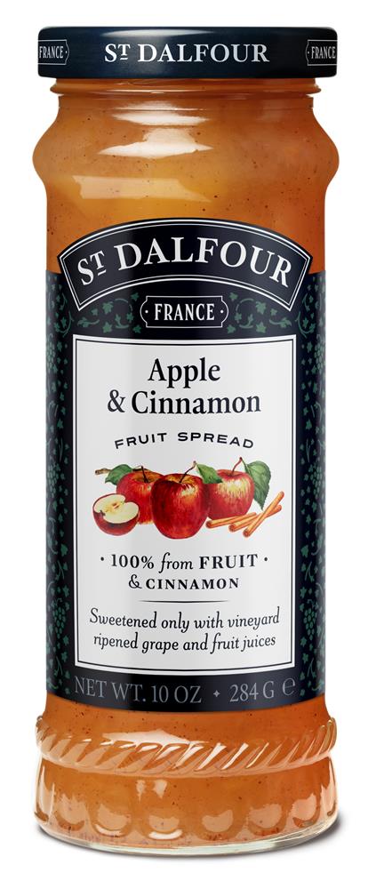 St Dalfour Apple & Cinnamon Fruit Sprid 284G