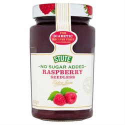 No Sugar Added Raspberry Seedless Jam 430g, Stute