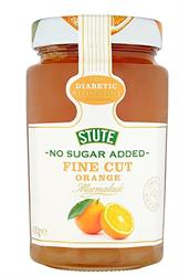 No Sugar Added Fine Cut Orange Marmalade 430g, Stute