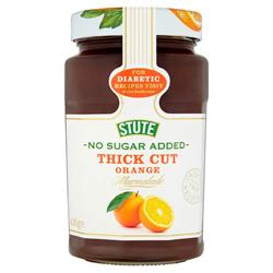 No Sugar Added Thick Cut Orange Marmalade 430g, Stute